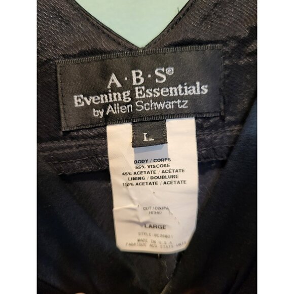 Vtg Black Satin Sleeveless V Neck Ruched Top Sz L Fairygrunge Whimsygoth - Picture 5 of 5